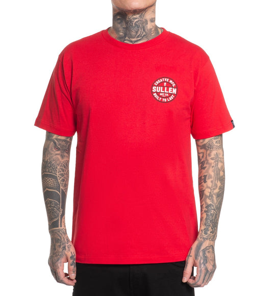 SULLEN CLOTHING CREATIVE CORP RED STANDARD T-SHIRT