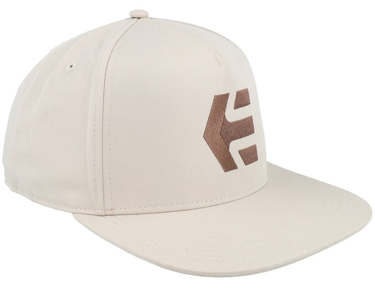 ETNIES ICON TAN BROWN SNAPBACK CAP HAT