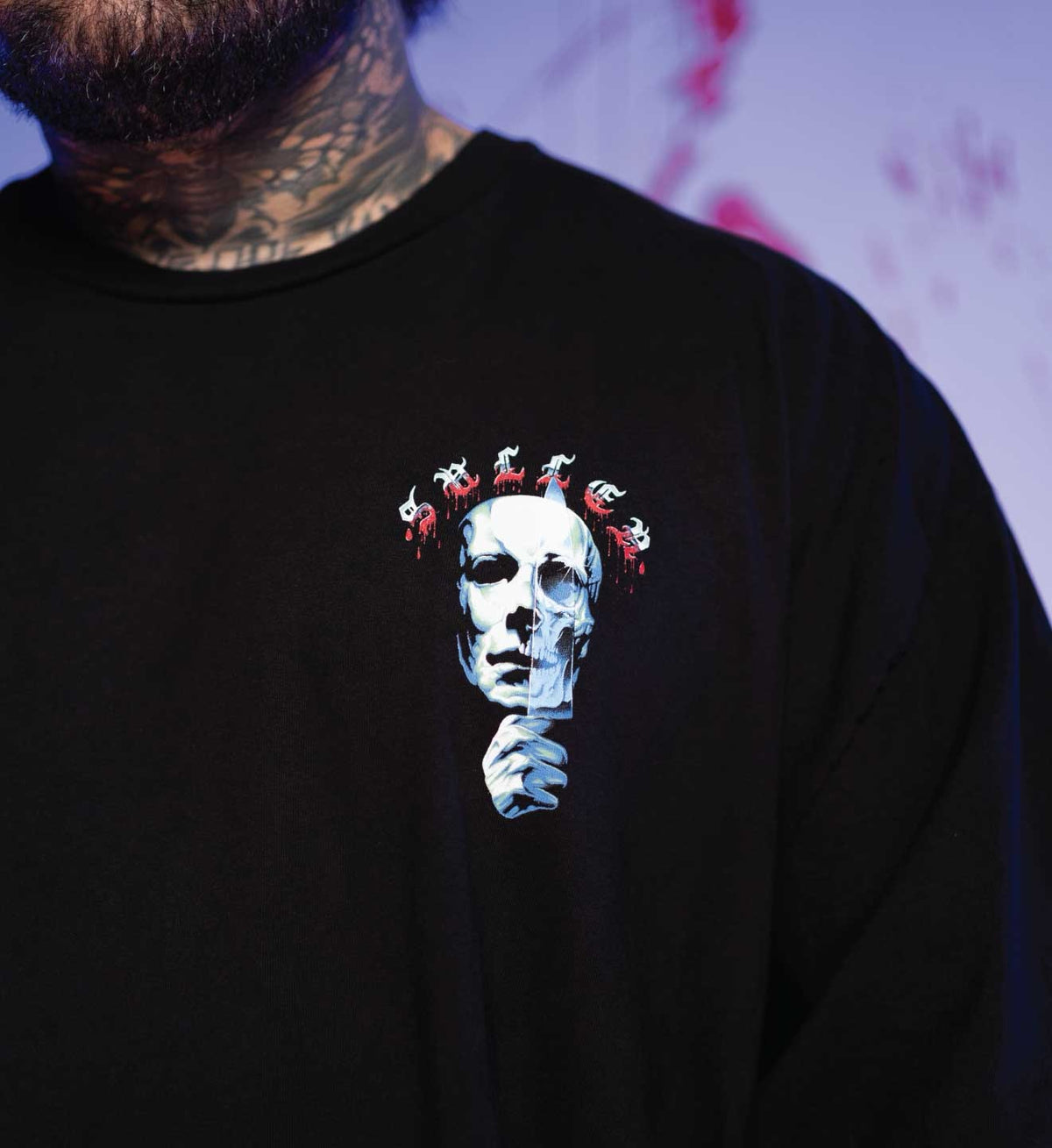 SULLEN CLOTHING MIKE HALLOWEEN "1 TON" PREMIUM HEAVYWEIGHT T-SHIRT