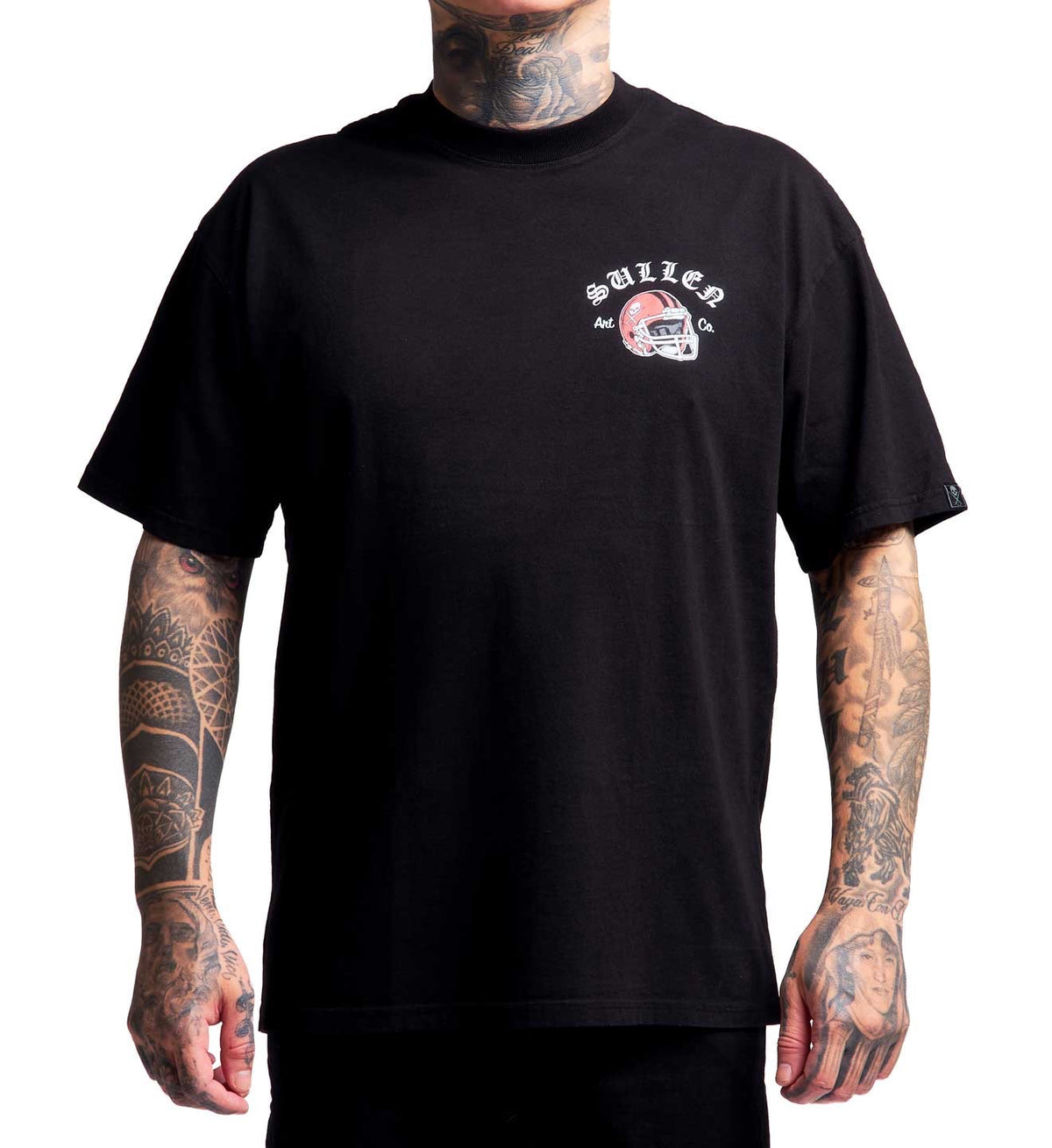 SULLEN CLOTHING FANTASY FOOTBALL "1 TON" OVERSIZED HEAVYWEIGHT PREMIUM T-SHIRT