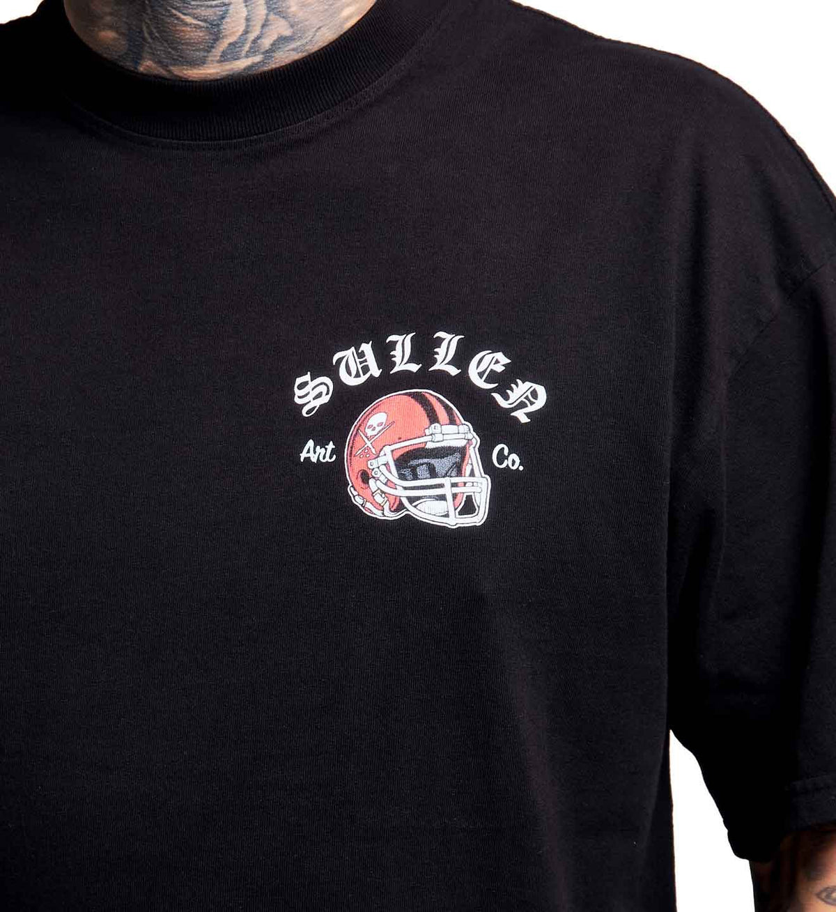 SULLEN CLOTHING FANTASY FOOTBALL "1 TON" OVERSIZED HEAVYWEIGHT PREMIUM T-SHIRT