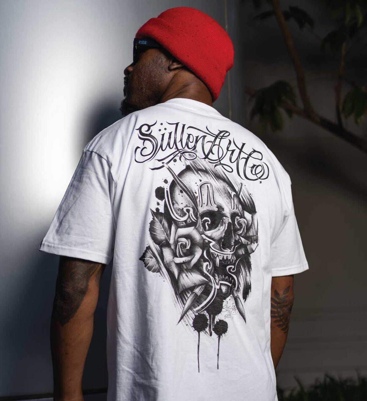 SULLEN CLOTHING KIDDO BADGE WHITE STANDARD T-SHIRT