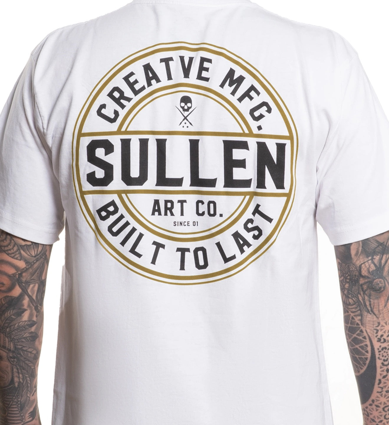 SULLEN CLOTHING CREATIVE CORP WHITE STANDARD T-SHIRT