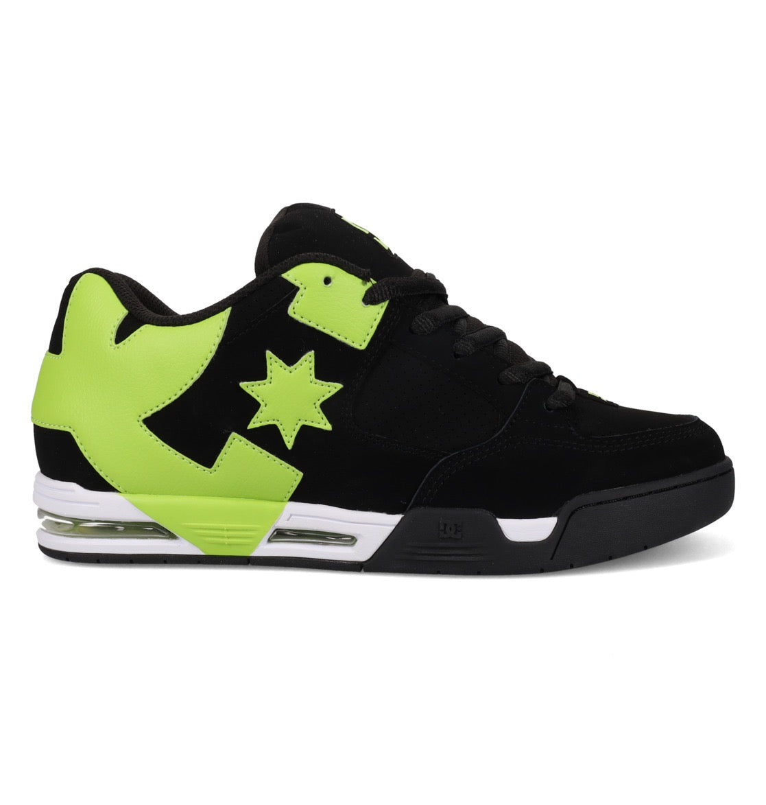 DC SHOES COMMAND BLACK LIME TRAINERS