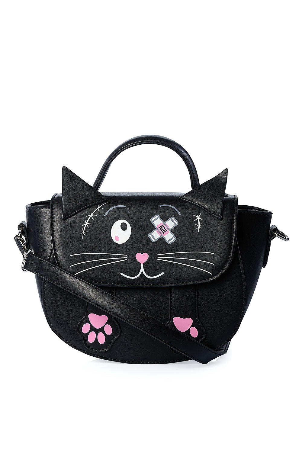 LOST QUEEN BLACK NEKO CAT SHOULDER BAG (BG34353)