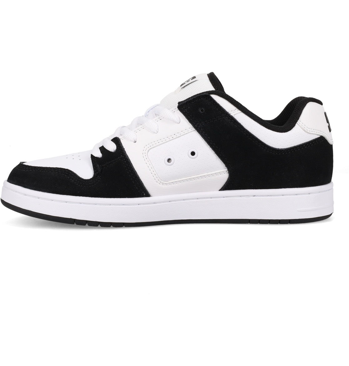 DC SHOES MANTECA 4 WHITE & BLACK TRAINERS