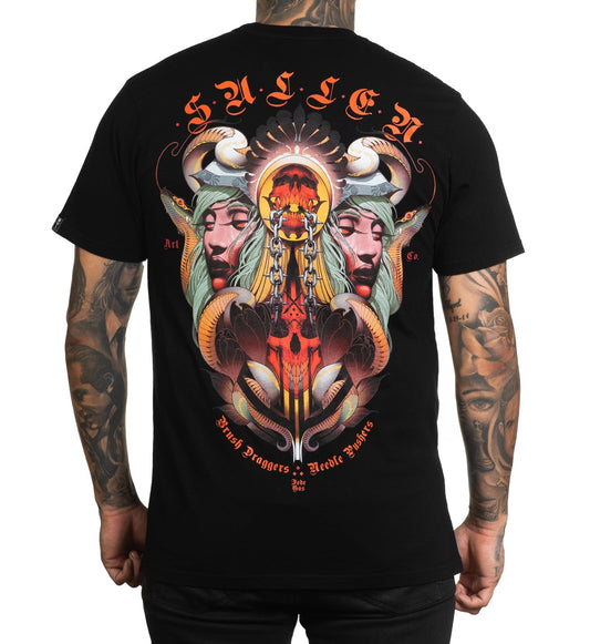 SULLEN CLOTHING FEDE GAS BLACK PREMIUM T-SHIRT