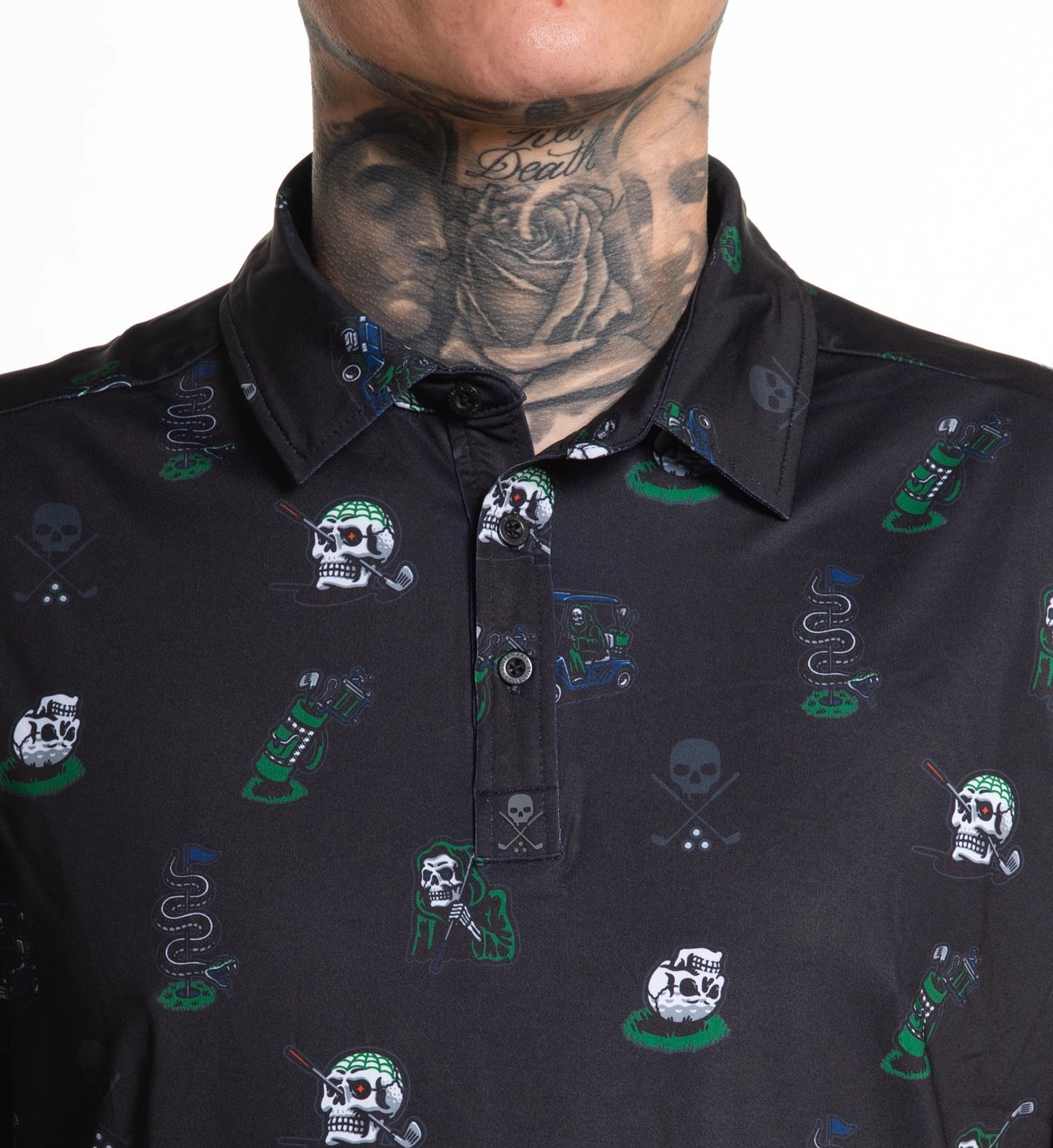 SULLEN CLOTHING GOLF DEATH POLO SHIRT