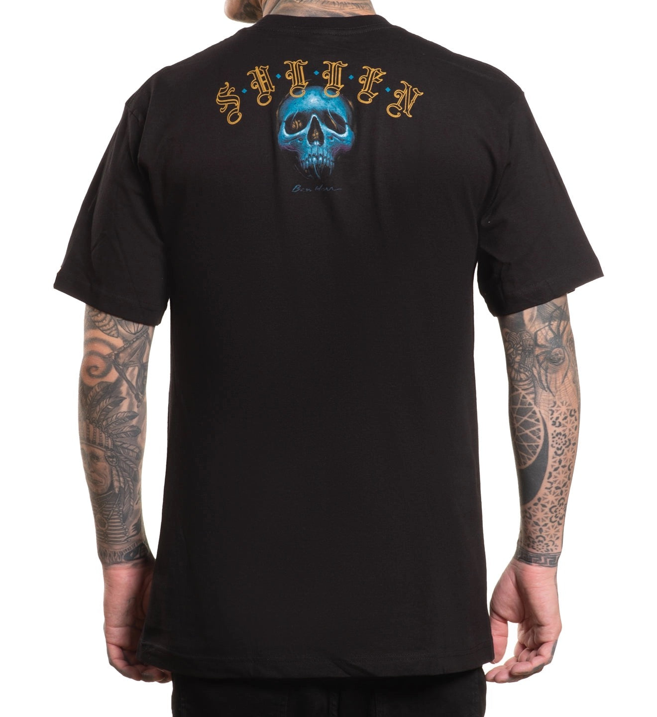 SULLEN CLOTHING BLHUR SKULL STANDARD T-SHIRT