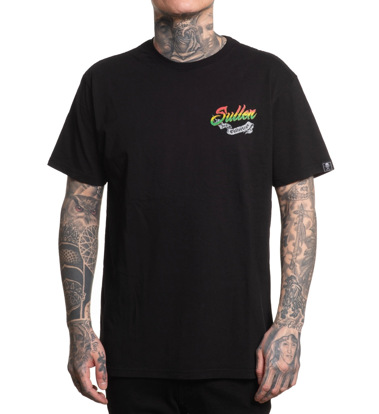 SULLEN CLOTHING RASTA SKULL PREMIUM T-SHIRT