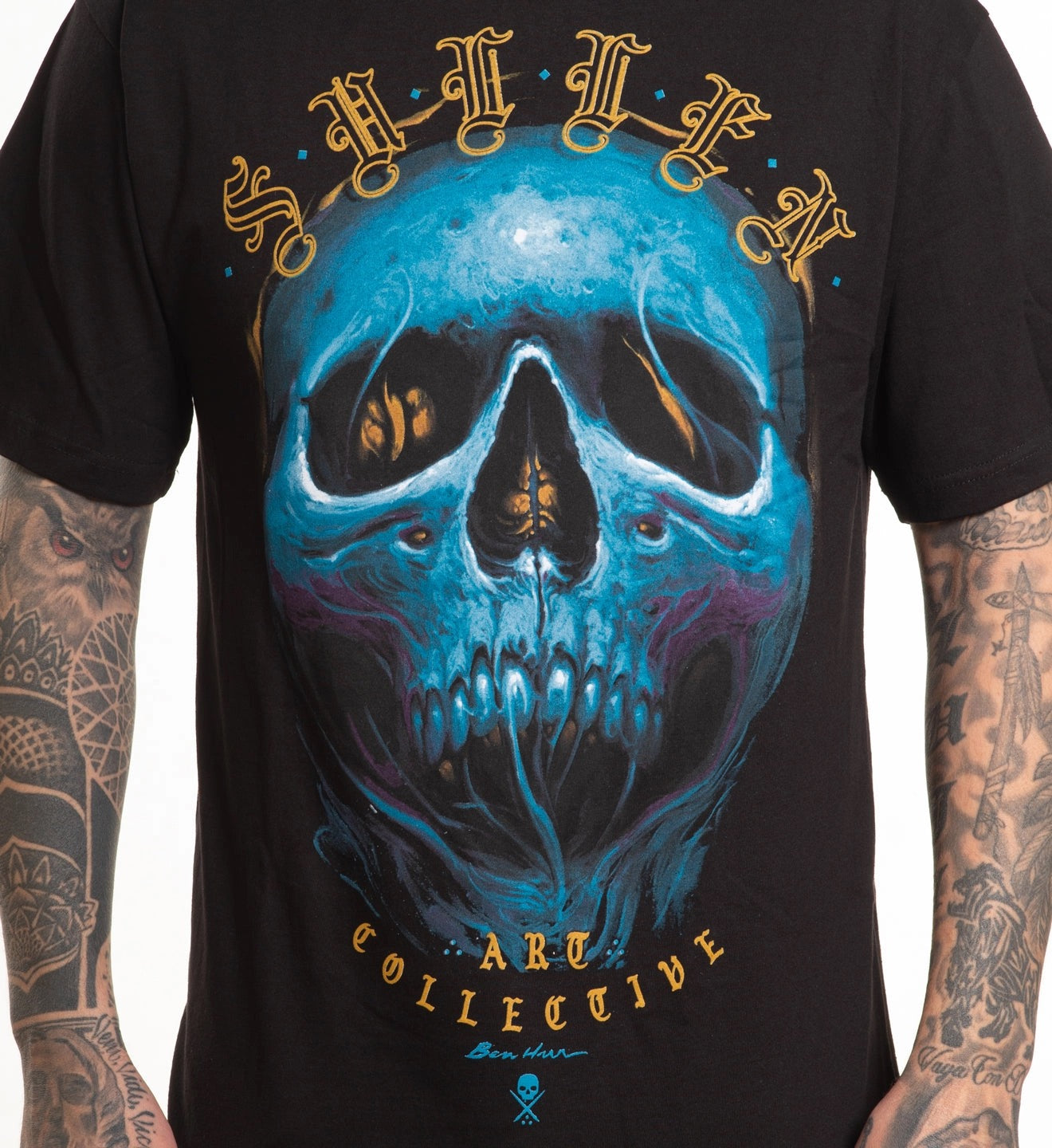 SULLEN CLOTHING BLHUR SKULL STANDARD T-SHIRT