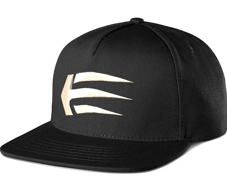 ETNIES JOSLIN BLACK WHITE SNAPBACK CAP