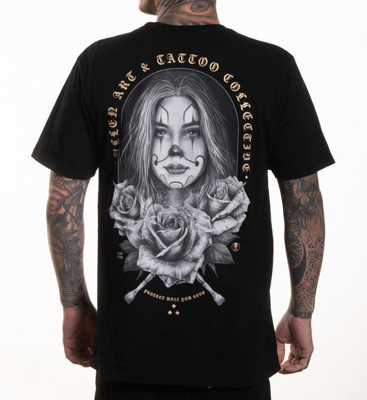 SULLEN CLOTHING LOVE ME LATER JET BLACK PREMIUM T-SHIRT