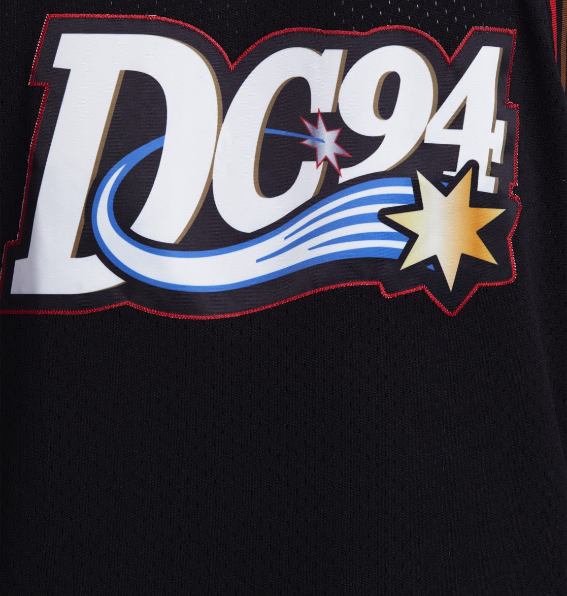 DC SHOES STARZ 94 JERSEY BASKETBALL VEST TOP BLACK