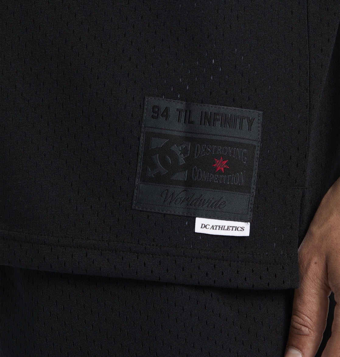 DC SHOES STARZ 94 JERSEY BASKETBALL VEST TOP BLACK