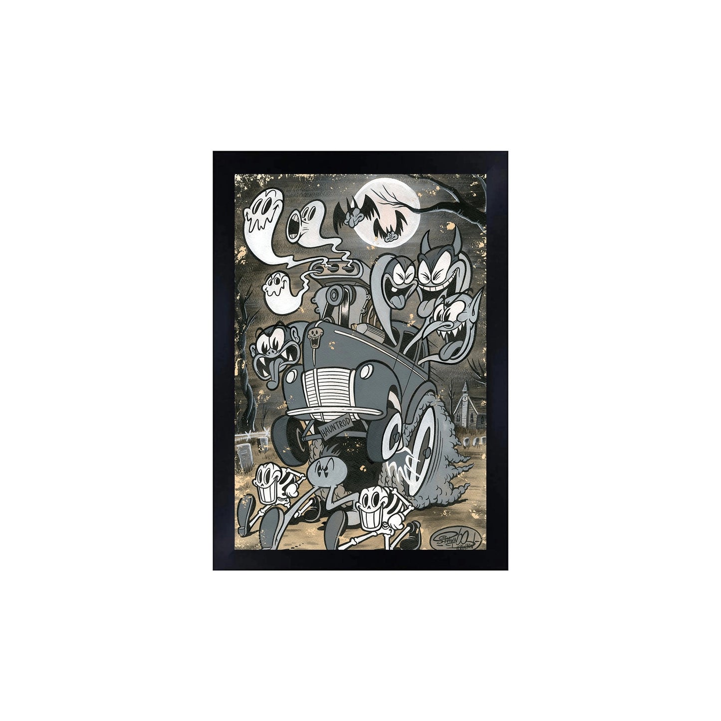 HAUNT ROD ART PRINT