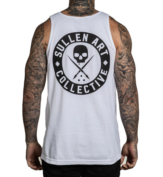 SULLEN CLOTHING BOH SUMMER WHITE VEST TANK