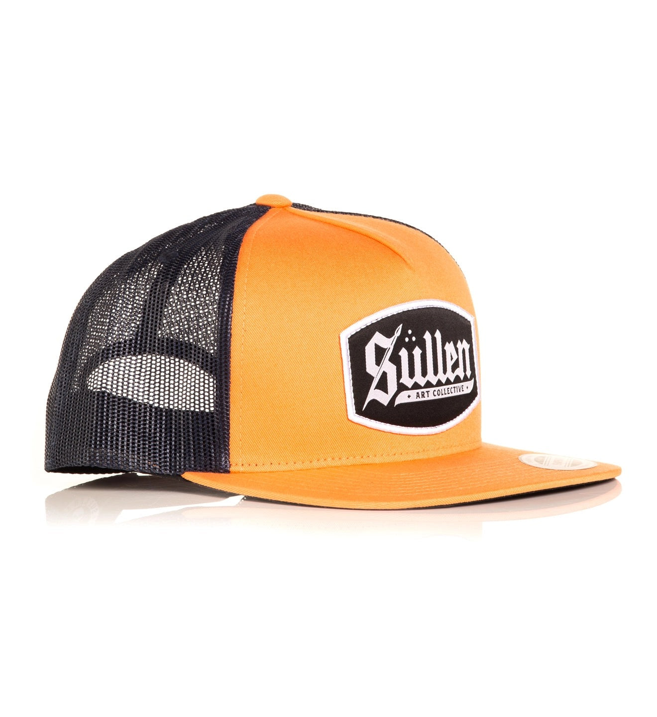 SULLEN CLOTHING CONTOUR SUNSET ORANGE TRUCKER HAT SNAPBACK CAP