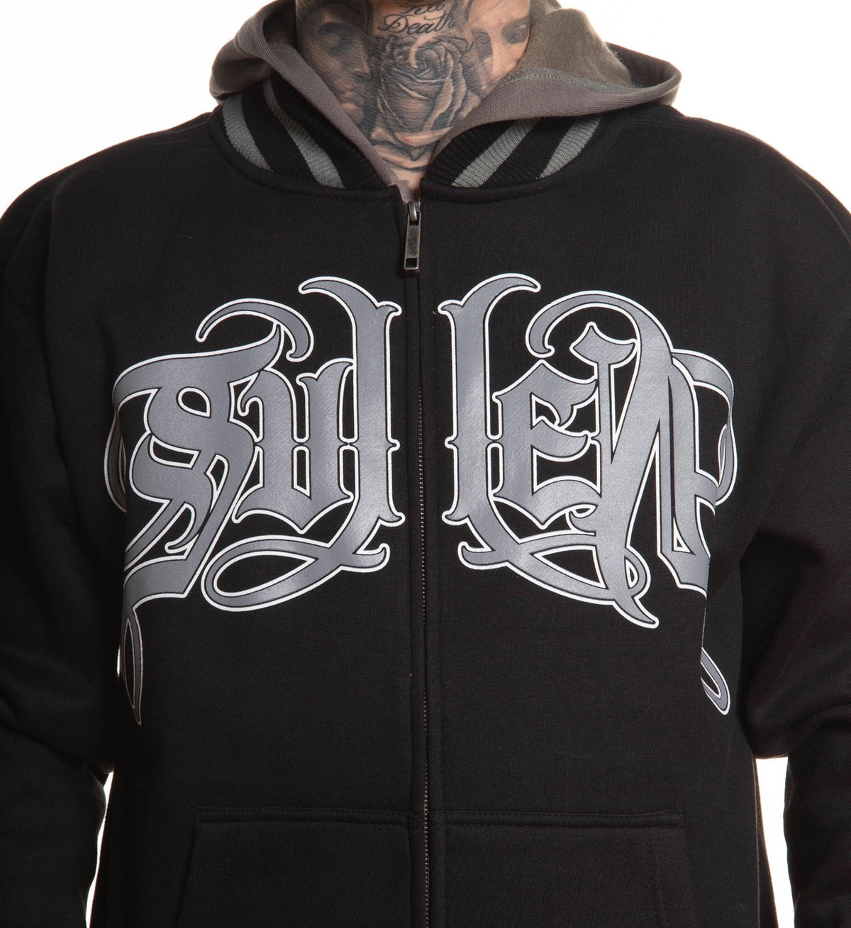 SULLEN CLOTHING S DICE ZIP UP FLEECE HOODIE