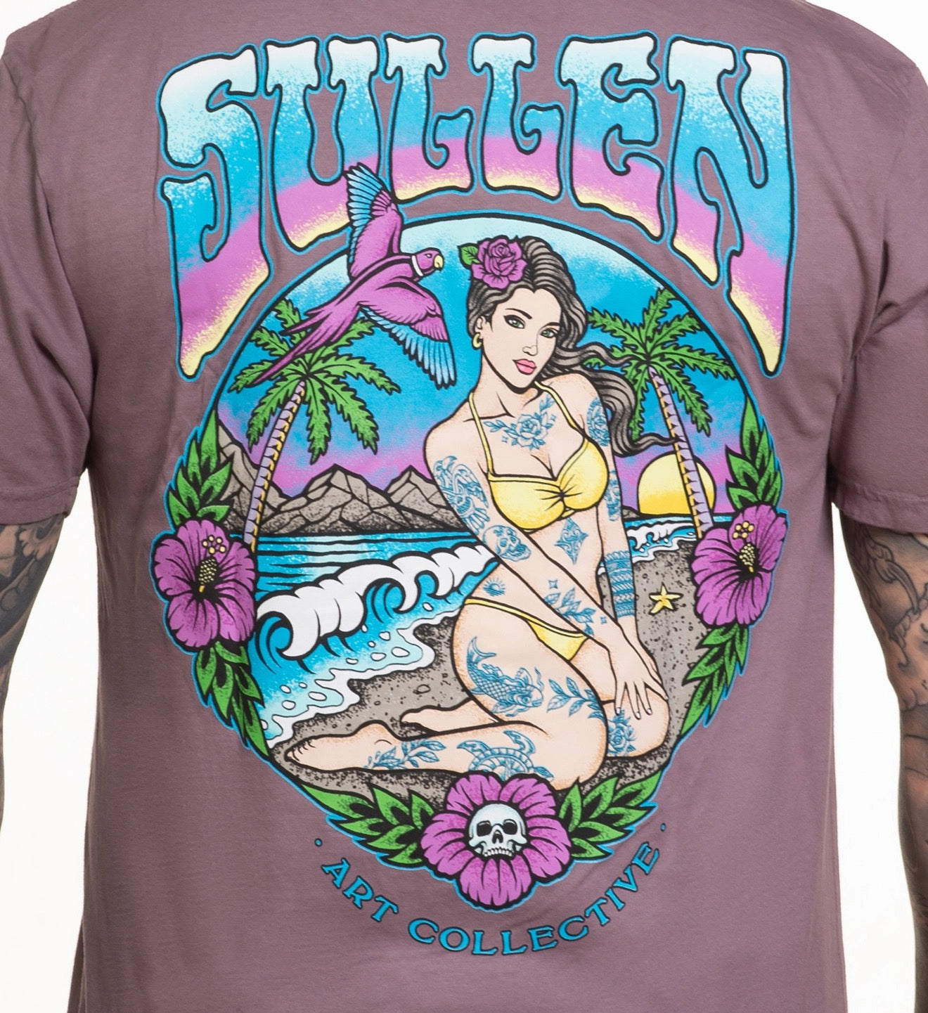 SULLEN CLOTHING MOONLIGHT BEACH PREMIUM T-SHIRT