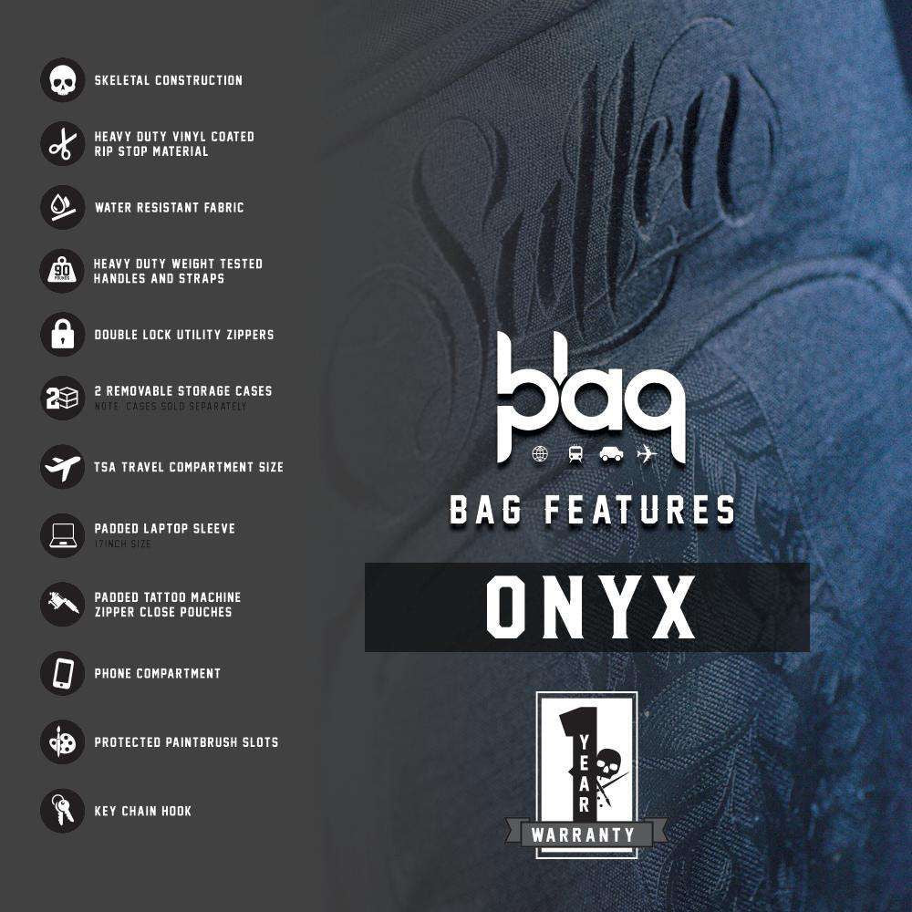 SULLEN CLOTHING BLAQ PAQ ONYX BLACK BACKPACK