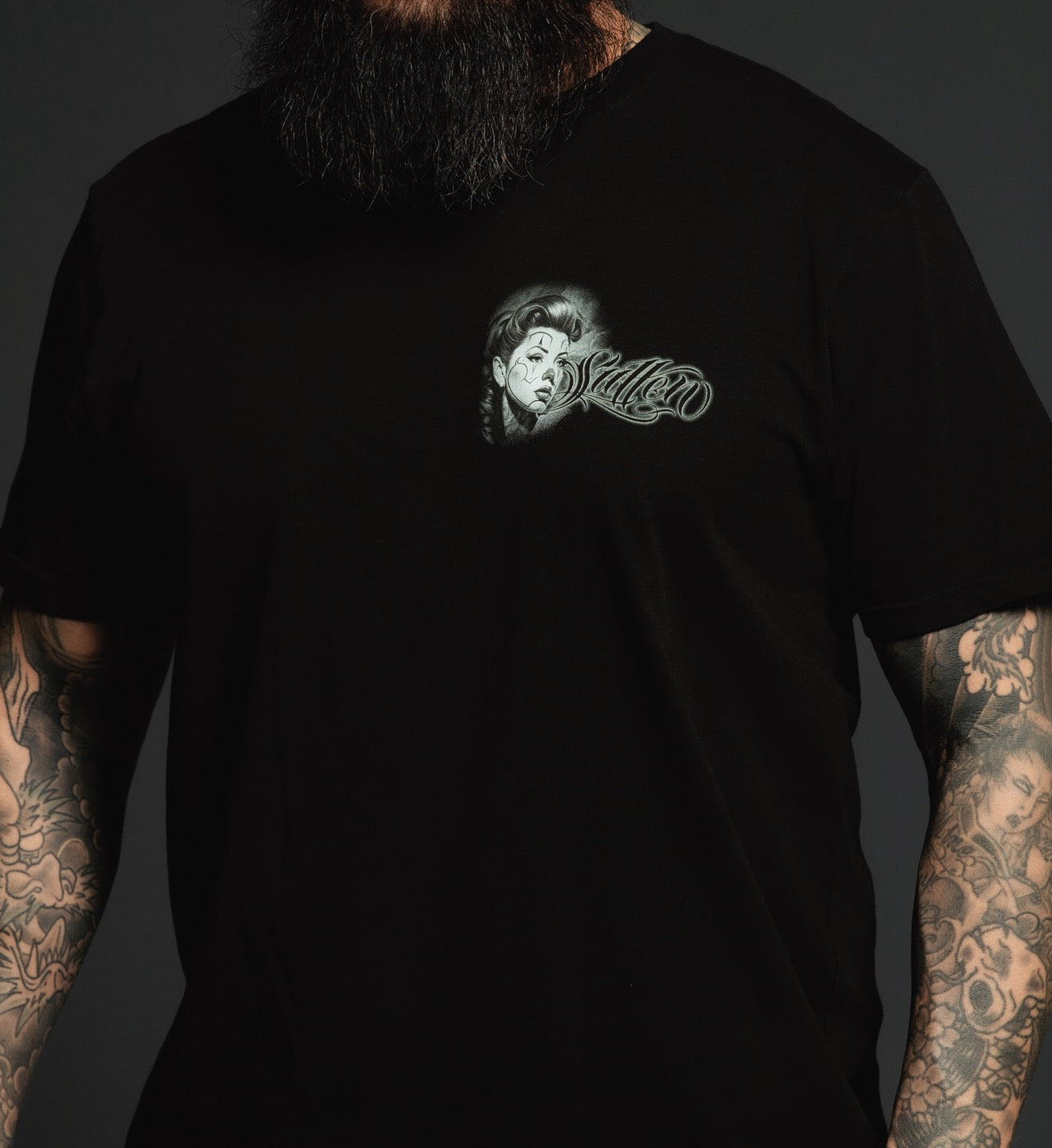 SULLEN CLOTHING DILLINGER BLACK PREMIUM T-SHIRT