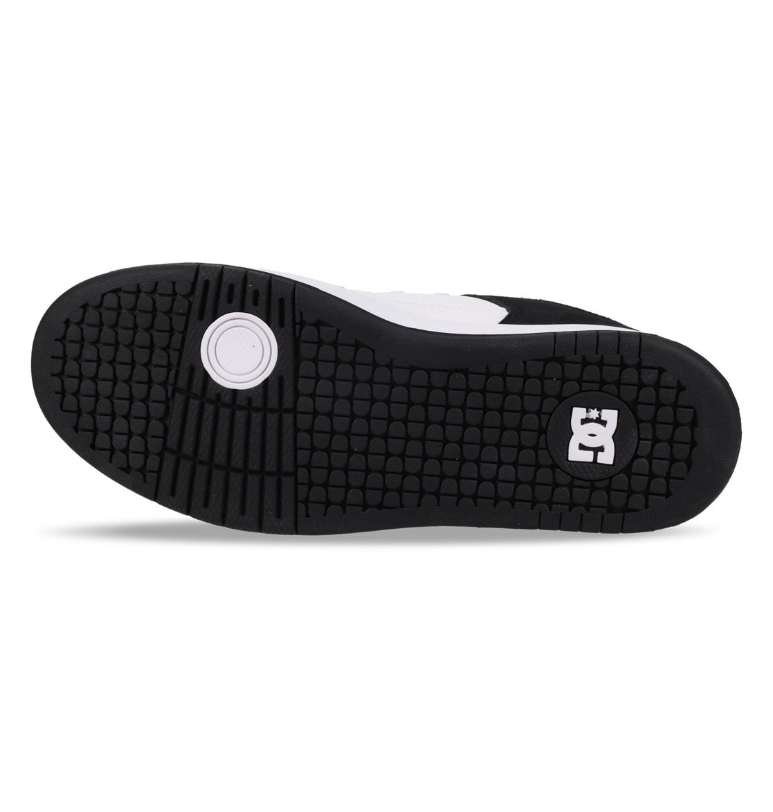 DC SHOES MANTECA 4 WHITE & BLACK TRAINERS