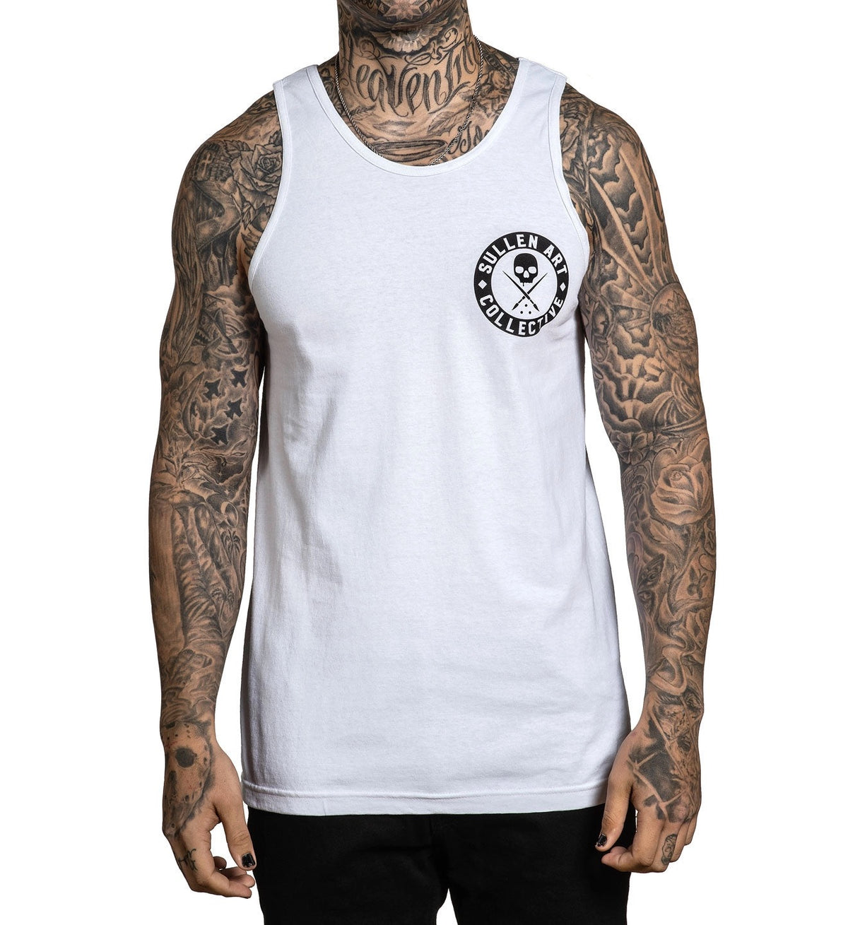 SULLEN CLOTHING BOH SUMMER WHITE VEST TANK