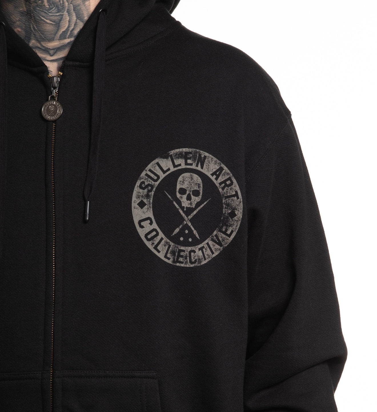SULLEN CLOTHING BADGE OF HONOR ZIPPER HOODIE
