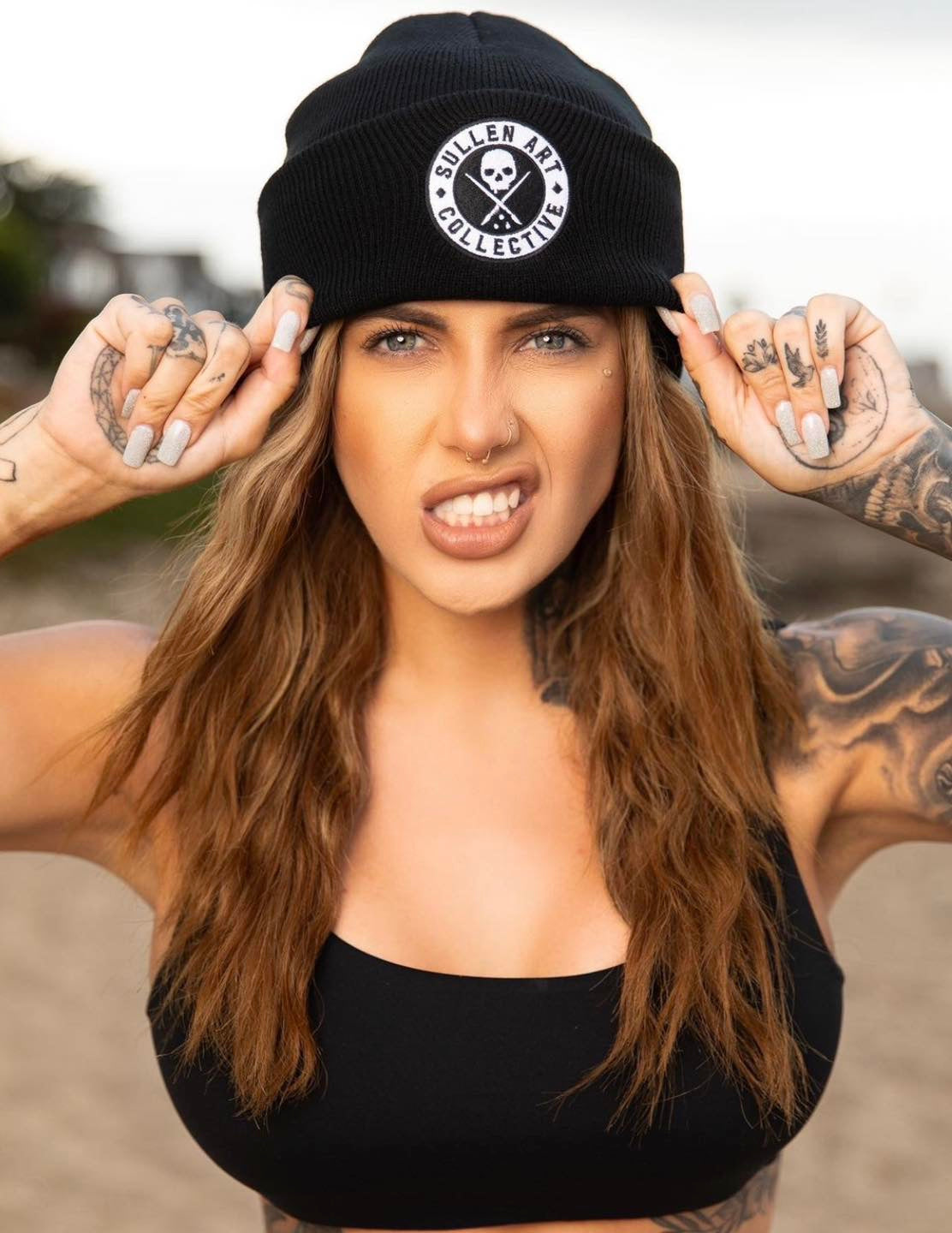 SULLEN CLOTHING BOH BLACK BEANIE HAT