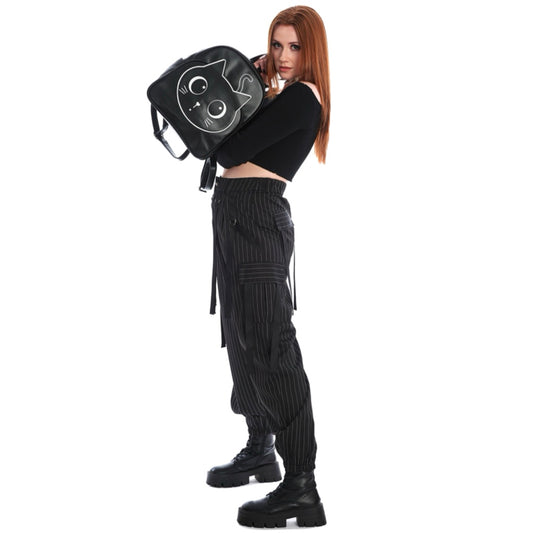 LOST QUEEN BLACK HARU CAT BACKPACK BG34404