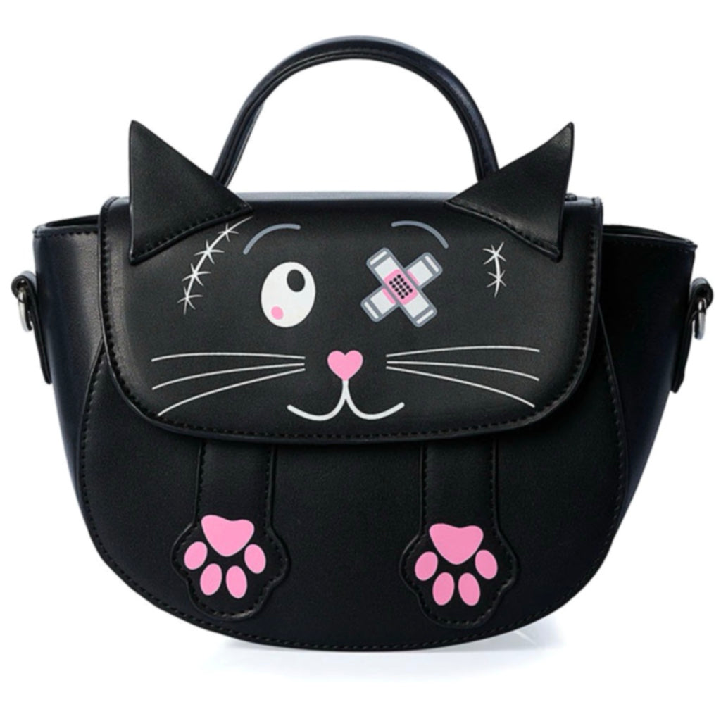 LOST QUEEN BLACK NEKO CAT SHOULDER BAG (BG34353)
