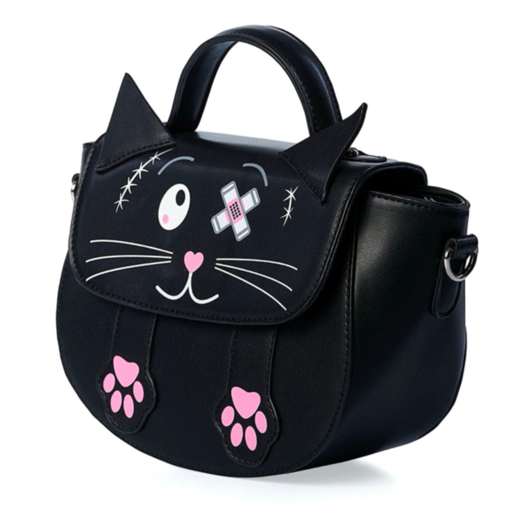 LOST QUEEN BLACK NEKO CAT SHOULDER BAG (BG34353)