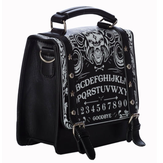 LOST QUEEN BLACK OUIJA SMALL SATCHEL BAG (BG7269)