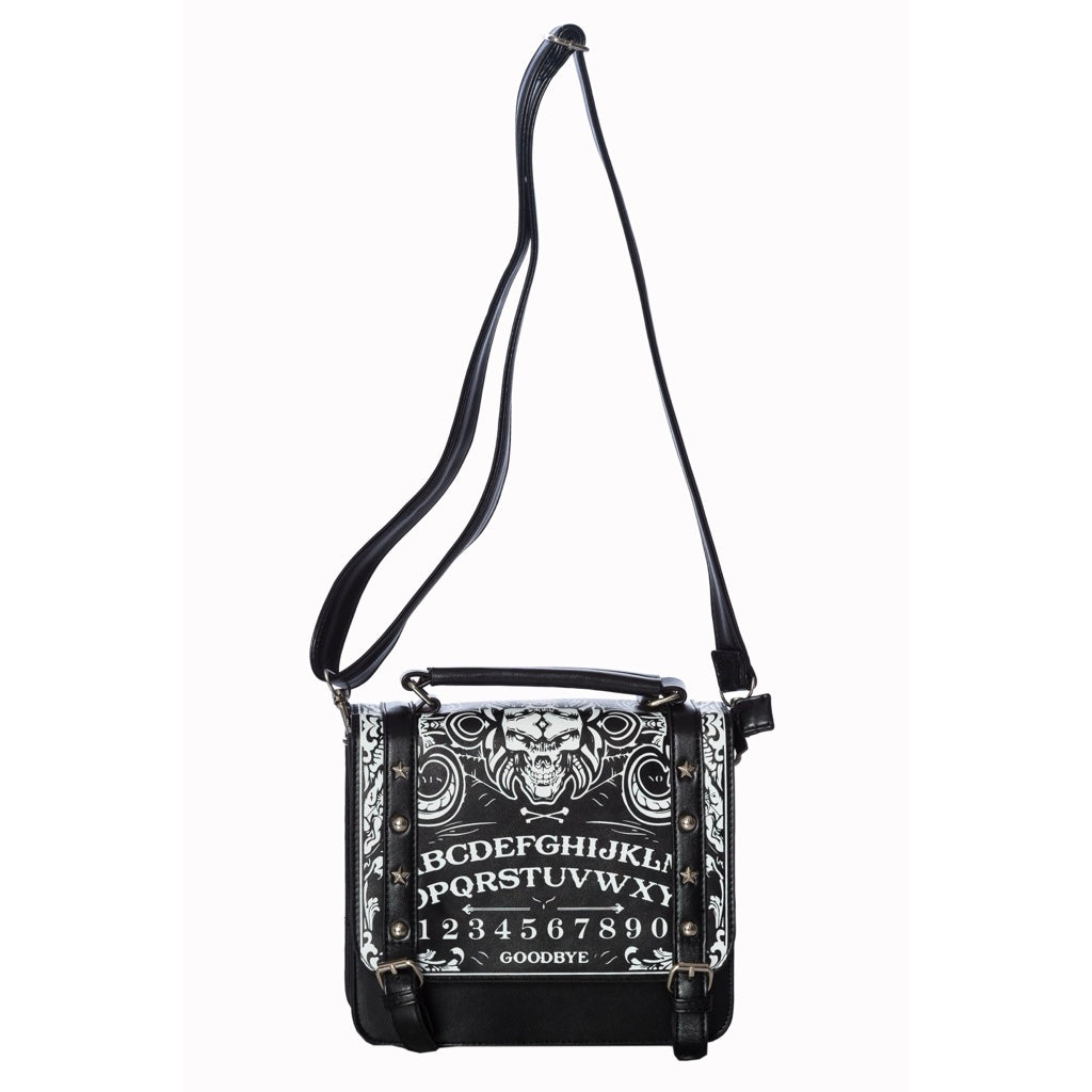 LOST QUEEN BLACK OUIJA SMALL SATCHEL BAG (BG7269)