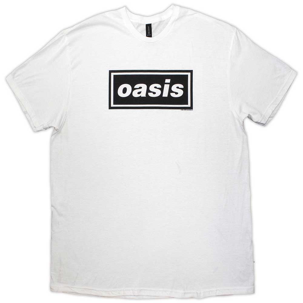 OASIS T-SHIRT DECCA LOGO WHITE