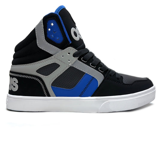 OSIRIS SHOES CLONE BLACK BLUE GREY TRAINERS