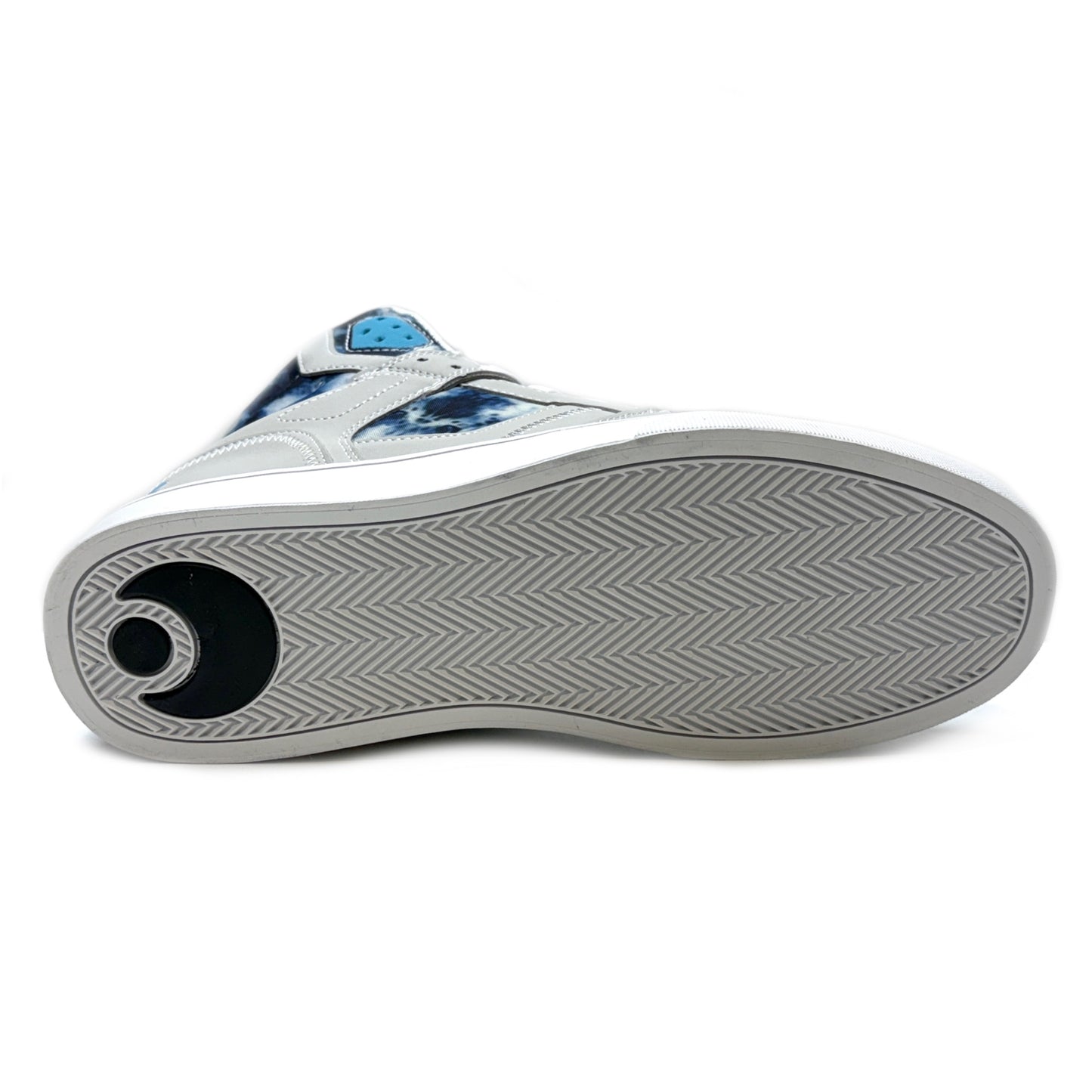 OSIRIS SHOES CLONE GREY BLUE TYEDYE TRAINERS