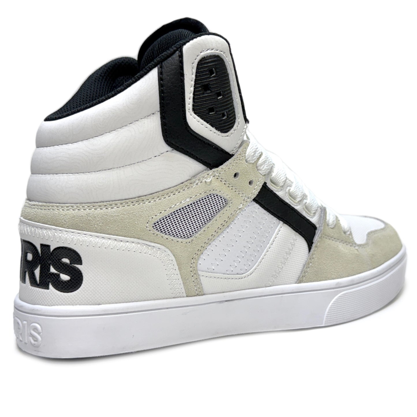OSIRIS SHOES CLONE WHITE BLACK WHITE TRAINERS