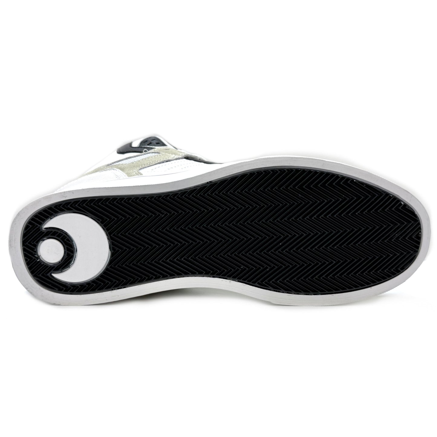 OSIRIS SHOES CLONE WHITE BLACK WHITE TRAINERS