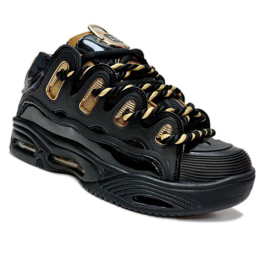 OSIRIS SHOES D3 2001 25 YEARS BLACK GOLD TRAINERS