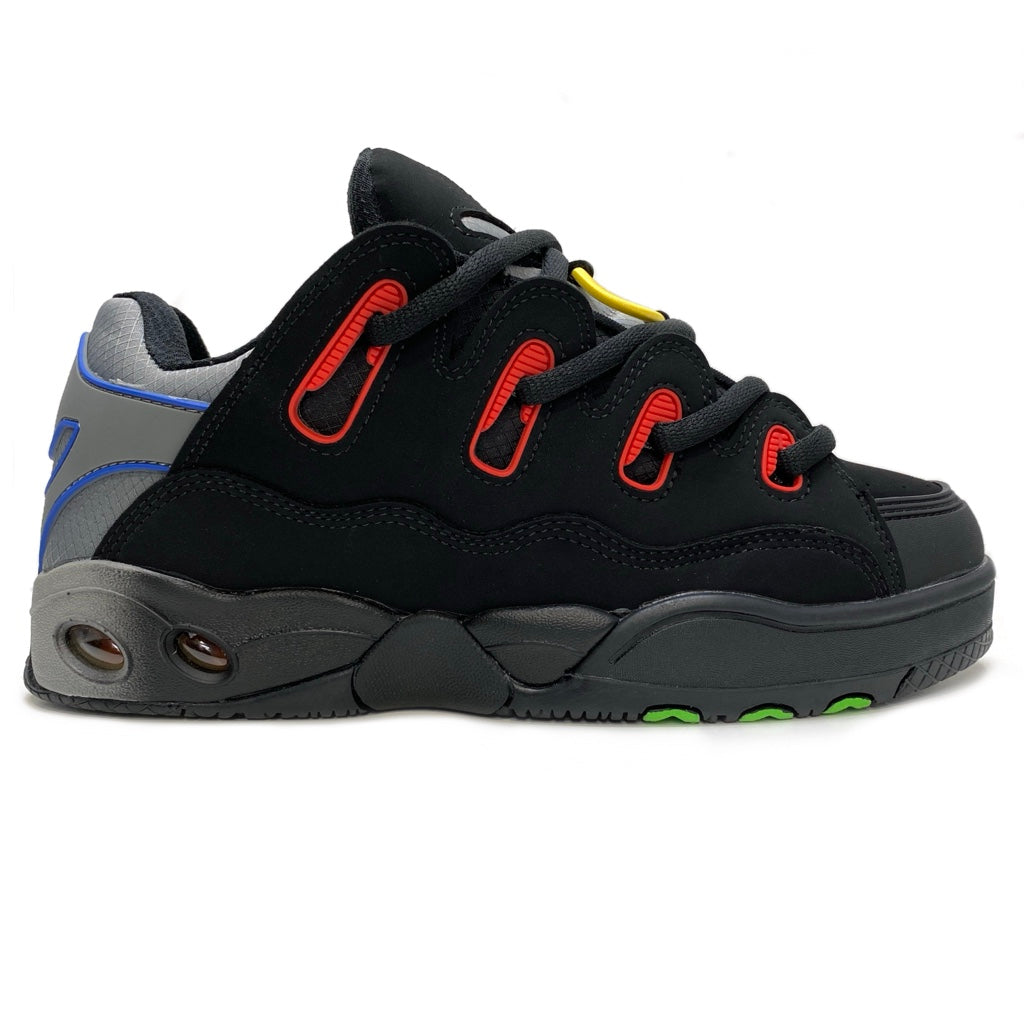 OSIRIS SHOES D3 OG BLACK YELLOW RED TRAINERS Rageclothingstore