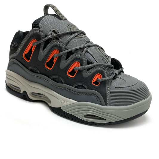 OSIRIS SHOES D3 2001 CHARCOAL ORANGE BLACK TRAINERS