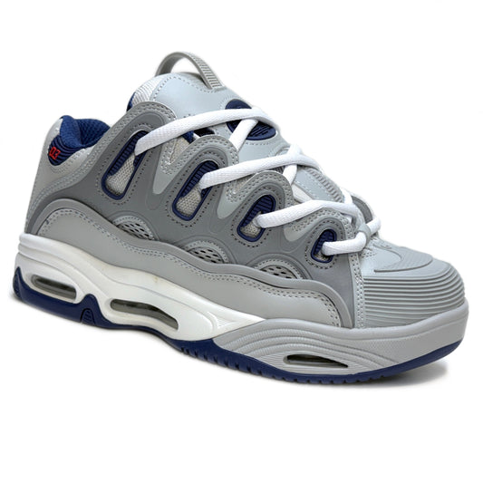 OSIRIS SHOES D3 2001 GREY NAVY WHITE TRAINERS