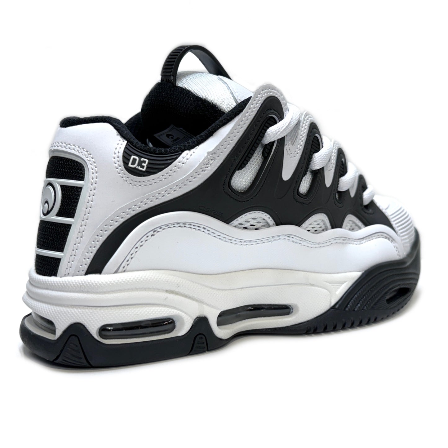 OSIRIS SHOES D3 2001 WHITE WHITE BLACK TRAINERS