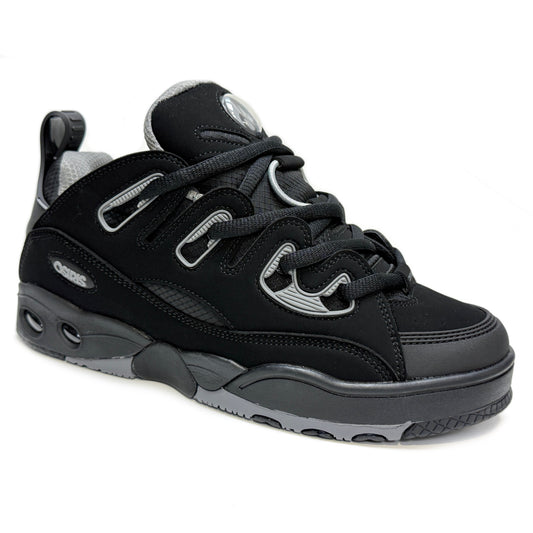 OSIRIS SHOES D3 E BLACK GREY BLACK TRAINERS