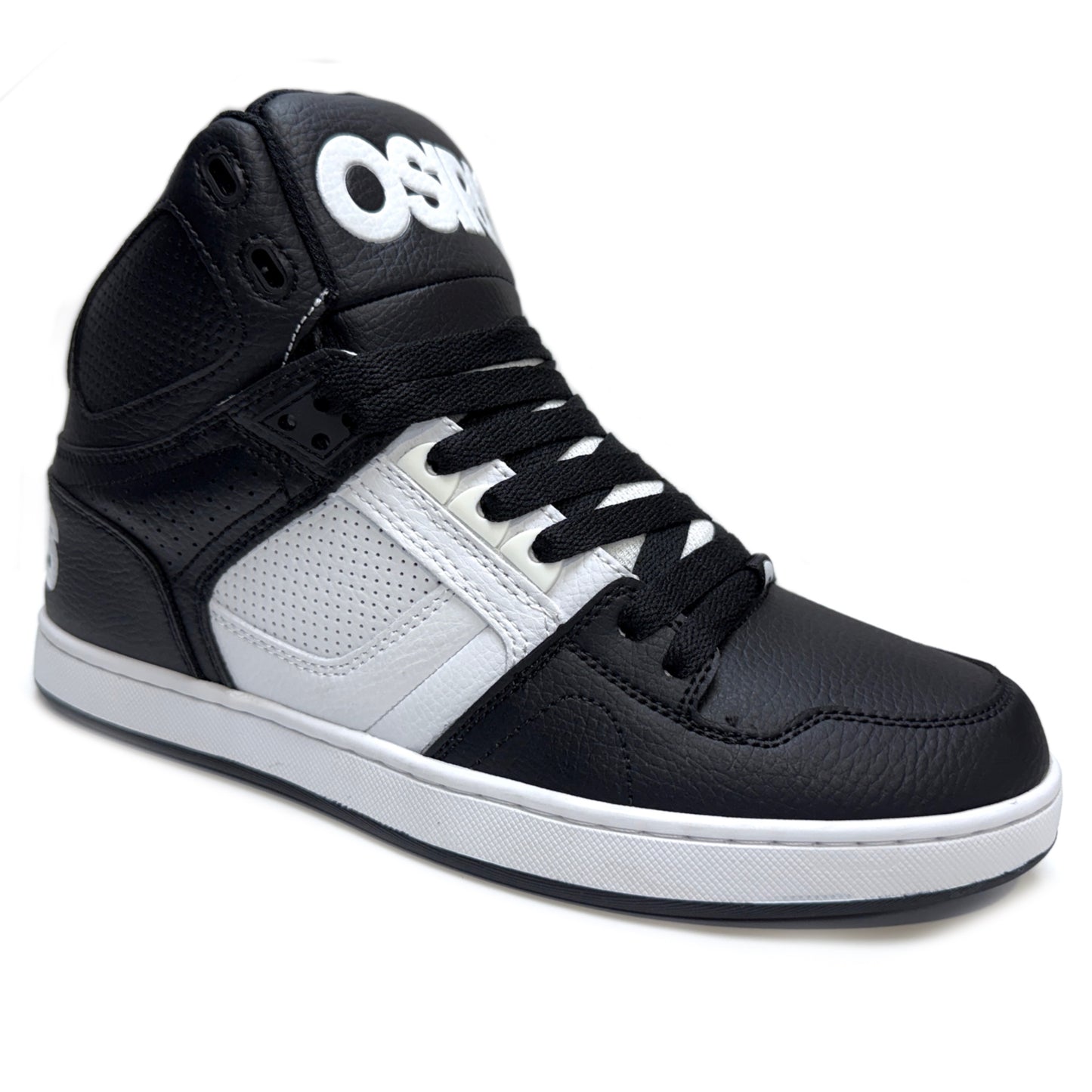 OSIRIS SHOES NYC 83 CLK BLACK BLACK WHITE TRAINERS