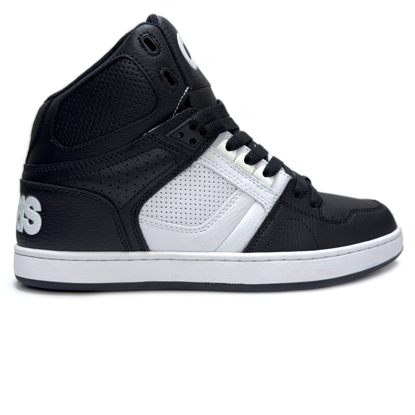 OSIRIS SHOES NYC 83 CLK BLACK BLACK WHITE TRAINERS