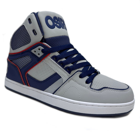 OSIRIS SHOES NYC 83 CLK NAVY GREY RED TRAINERS
