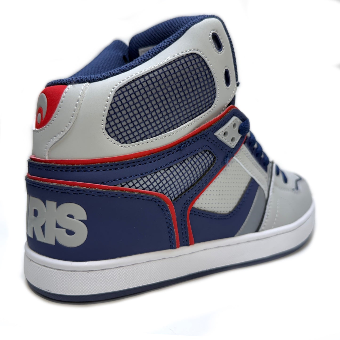 OSIRIS SHOES NYC 83 CLK NAVY GREY RED TRAINERS